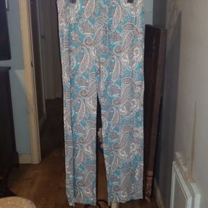 Sz XL Paisley printed palazzo pants like brand new